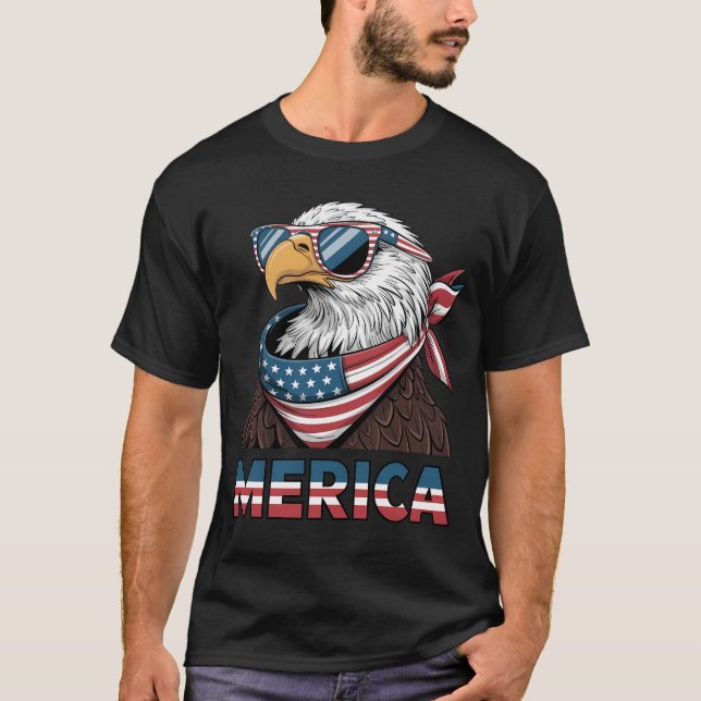 T-shirt SYMBOLE AigLE AMÉRICAIN (Devant)