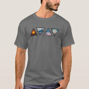 T-shirt Symbole alchimique de quatre éléments - Concepti