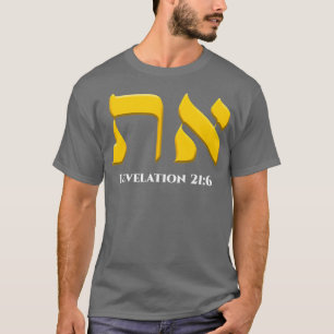 T-shirt SYMBOLE Aleph Tav Torah Racines hébraïques messian