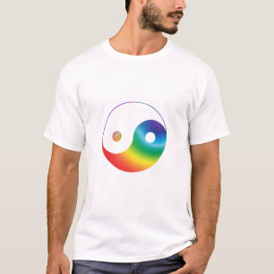 T-shirt Symbole arc-en-ciel Yin Yang