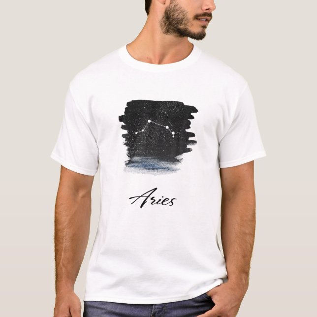 T-shirt SYMBOLE Aries Zodiac Star Constellation Et Astrolo (Devant)