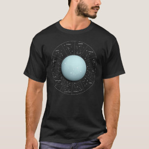 T-shirt Symbole astrologique Aquarius Zodiac - Planet Uran
