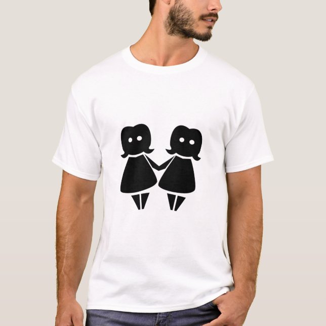 T-shirt Symbole astrologique de Gemini (Devant)