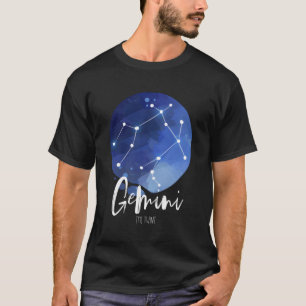 T-shirt Symbole astrologique de la constellation Gemini Aq