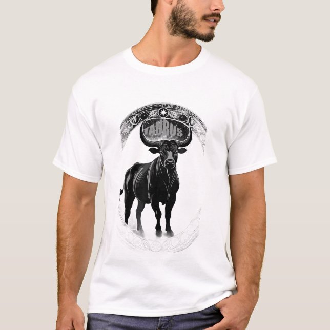 T-shirt Symbole astrologique de Taurus (Devant)