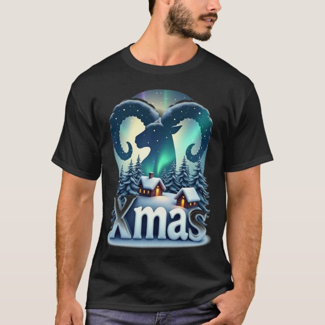 T-shirt SYMBOLE Astrologique| Fête de Noël (Devant)