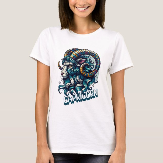 T-shirt SYMBOLE Astrologique Horoscope Capricorne (Devant)