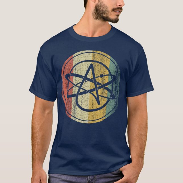 T-shirt Symbole athée Agnostique athéisme Freethinker Funn (Devant)