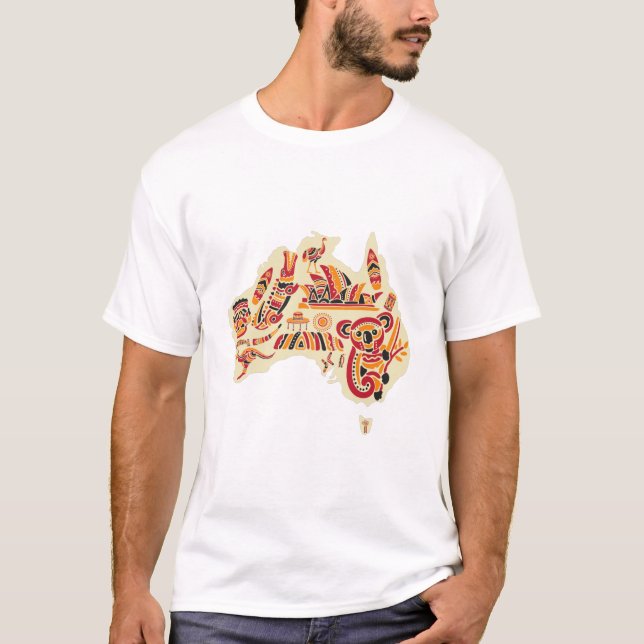 T-shirt Symbole australien (Devant)