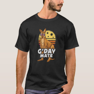 T-shirt Symbole australien Kangaroo Australie Fan animal