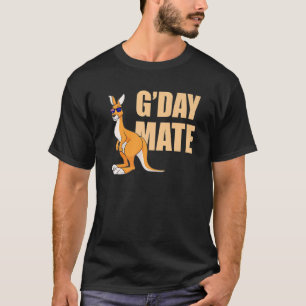 T-shirt Symbole australien Kangaroo Australie G'Day Mate