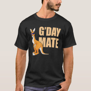 T-shirt Symbole australien Kangaroo Australie G'Day Mate