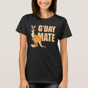 T-shirt Symbole australien Kangaroo Australie G'Day Mate