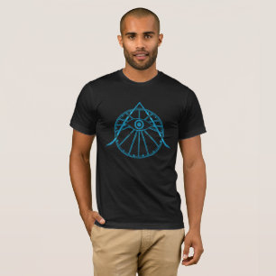 T-shirt Symbole "Awaken" OEil à vue unique et géométrie sa