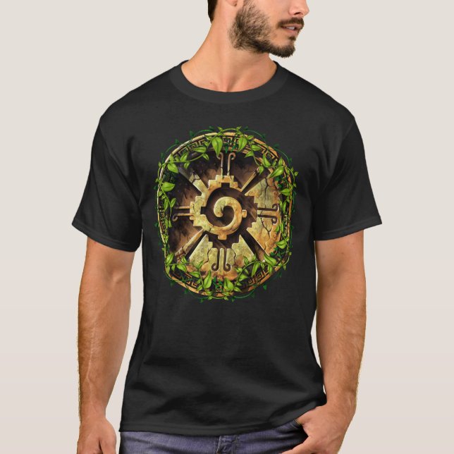 T-shirt Symbole Aztec Hunab Ku (Devant)