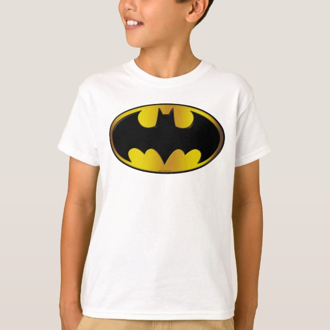 T-shirt Symbole Batman | Logo de dégradé ovale (Devant)