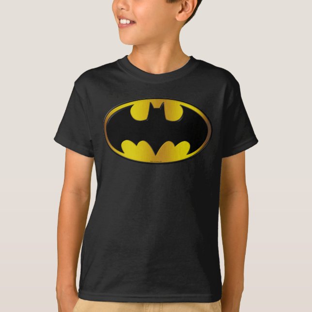 T-shirt Symbole Batman | Logo de dégradé ovale (Devant)