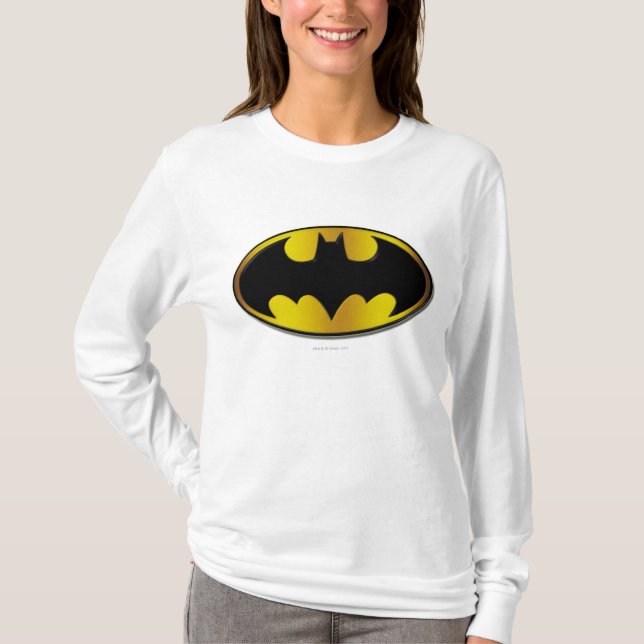 T-shirt Symbole Batman | Logo de dégradé ovale (Devant)