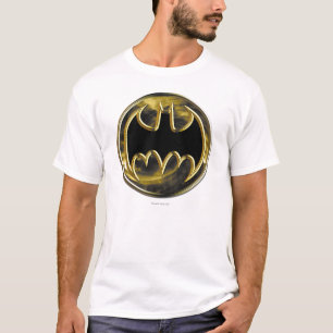 T-shirt Symbole Batman Logo Or