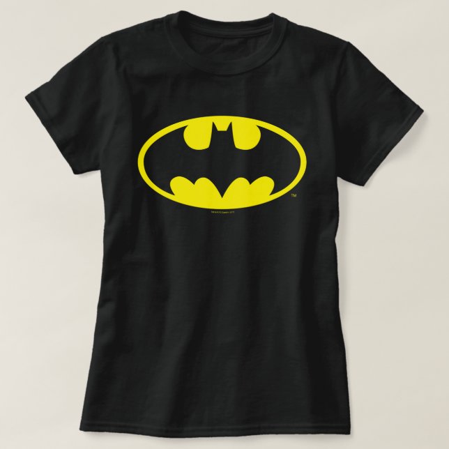 T-shirt Symbole Batman | Logo Oval de chauve-souris (Design devant)