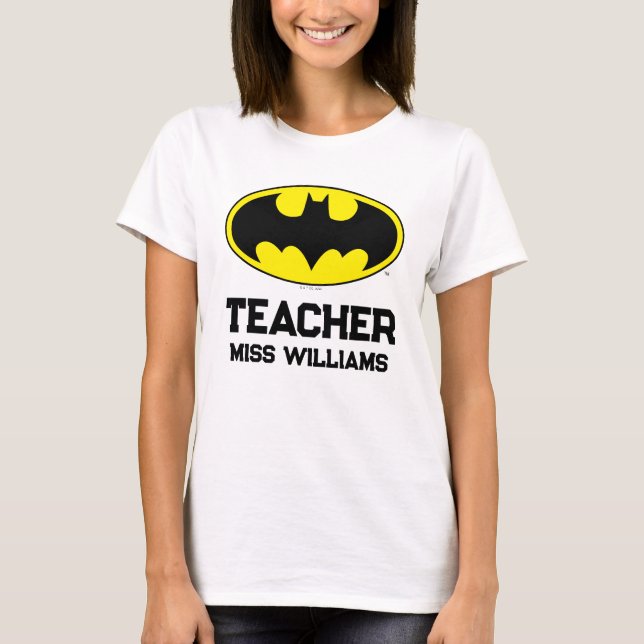 T-shirt Symbole Batman | Logo Ovale Bat (Devant)