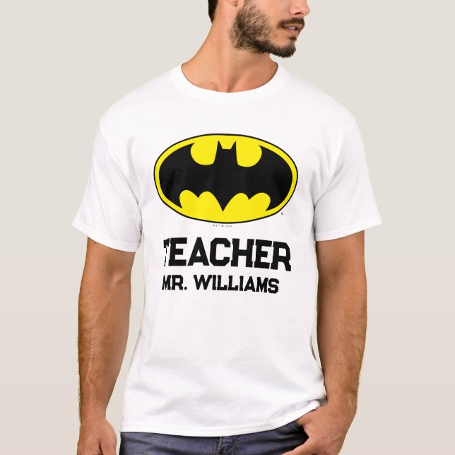 T-shirt Symbole Batman | Logo Ovale Bat (Devant)