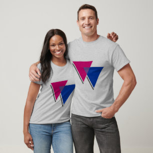 T-shirt SYMBOLE BISEXUEL 3D de TRIANGLE