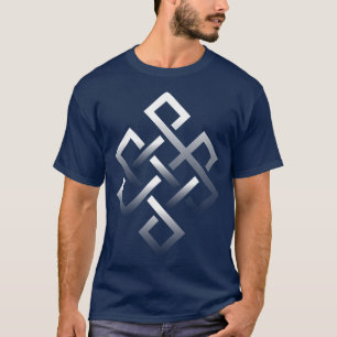 T-shirt Symbole bouddhiste Yoga de noeud éternel Cadeau Y