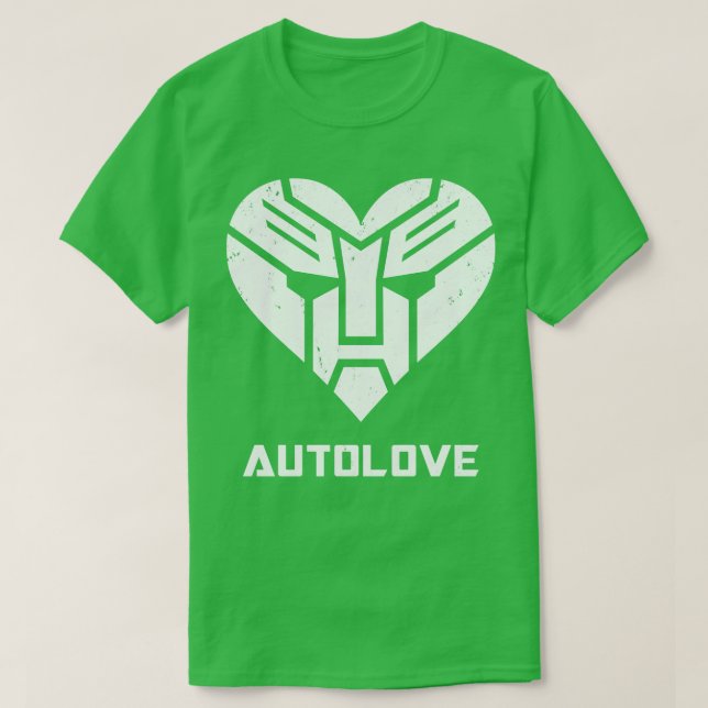 T-shirt Symbole cardiaque inspiré d'un robot Cool automati (Design devant)