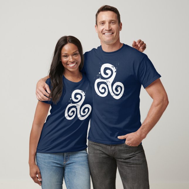 T-shirt Symbole celtique de Triskele (Unisexe)