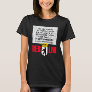T-shirt Symbole Charlie du Checkpoint de Berlin