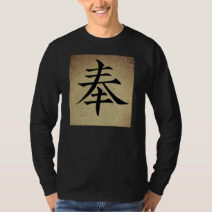 T-shirt Symbole chinois - CROYEZ L'Image Manche Longue Hom