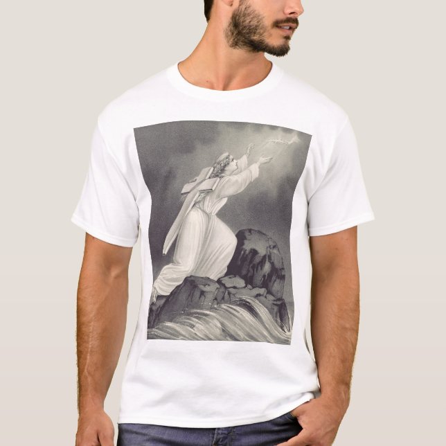 T-shirt Symbole chrétien de la Croix et de la Couronne (Devant)