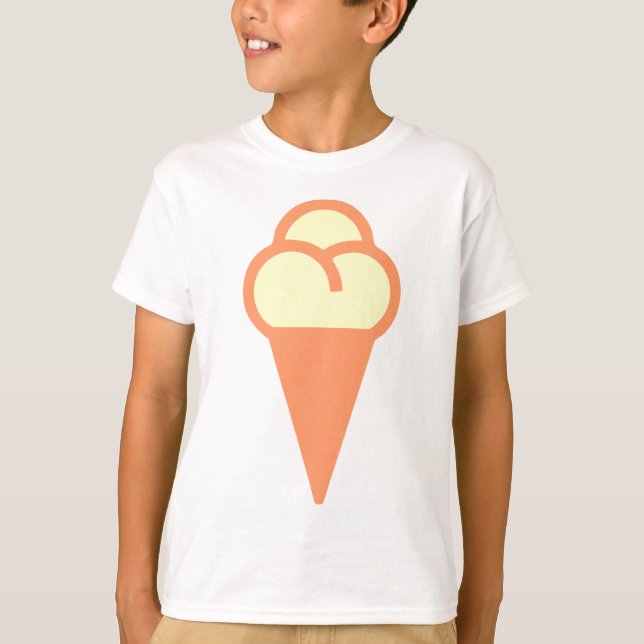 T-shirt Symbole cône Icecream (Devant)