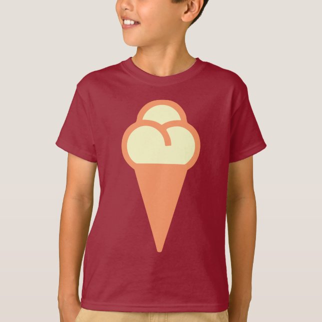 T-shirt Symbole cône Icecream (Devant)