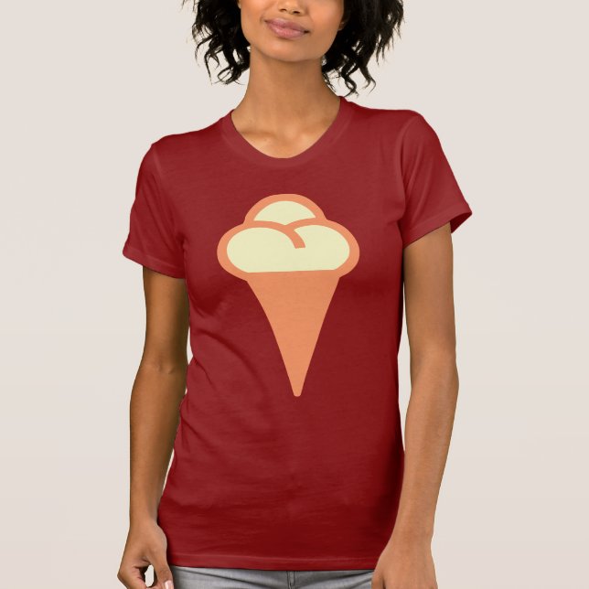 T-shirt Symbole cône Icecream (Devant)