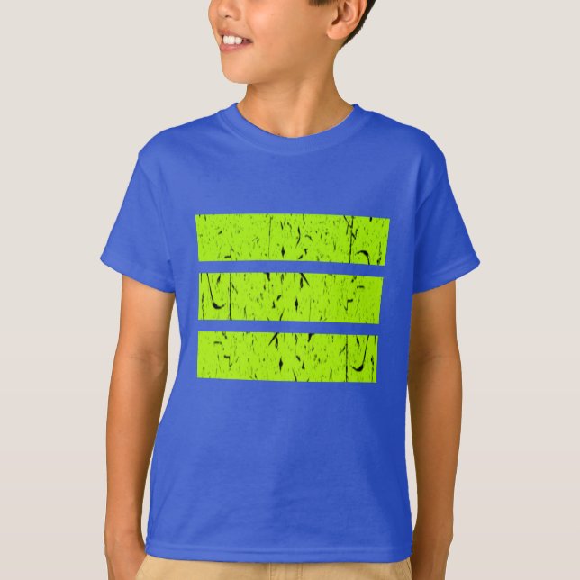 T-shirt Symbole cool 3 lignes | Uniformité et harmonie col (Devant)