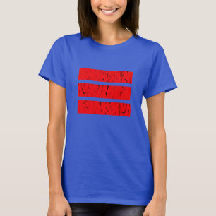 T-shirt Symbole Cool à 3 Lignes Uniformité & Harmonie Co