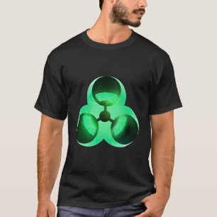 T-shirt Symbole cool d'avertissement de risque biologique