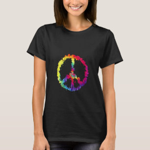 T-shirt SYMBOLE Cool Paix Femme Teint Pour Garçons Et Fill