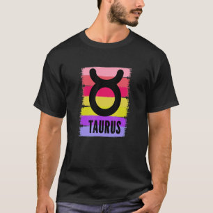 T-shirt Symbole cool Taurus Astrologie Tarot Horoscopes Bi