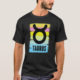 T-shirt Symbole cool Taurus Astrologie Tarot Horoscopes Bi