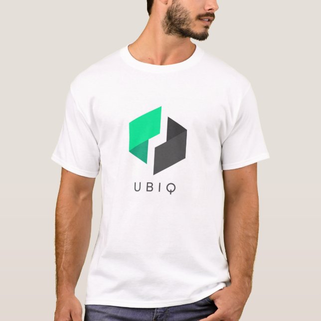 T-shirt SYMBOLE cool Ubiq CryptoCurrency (Devant)