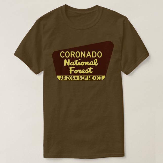 T-shirt Symbole Coronado National Forest Arizona Nouveau-M (Design devant)