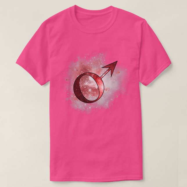 T-shirt Symbole d'alchimie de Mars (Design devant)