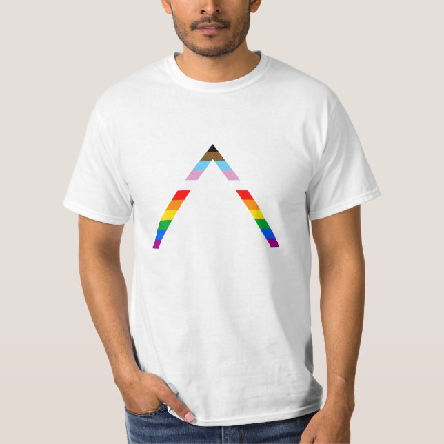 T-SHIRT SYMBOLE D'ALLIANCE LGBTQ POC (Devant)