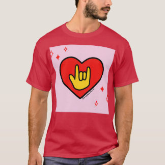 T-shirt Symbole d'amour Coeur rouge