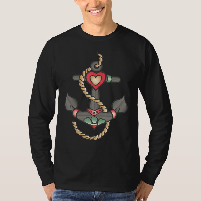 T-shirt Symbole d'Ancre d'expédition (Devant)