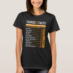 T-shirt Symbole d'astrologie du signe zodiaque Taurus Horo