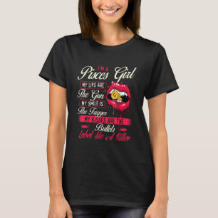 T-shirt Symbole d'astrologie I'm A Pisces Girl Birthday Zo